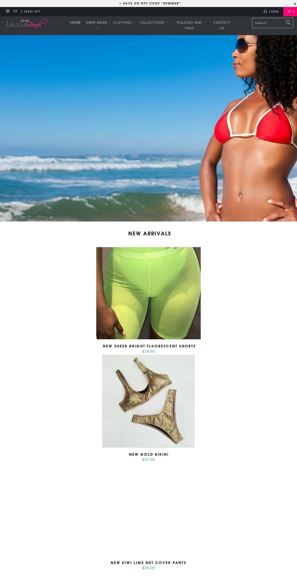 turbo-shopify-2018 Shopify theme site example juliciousbeach.com