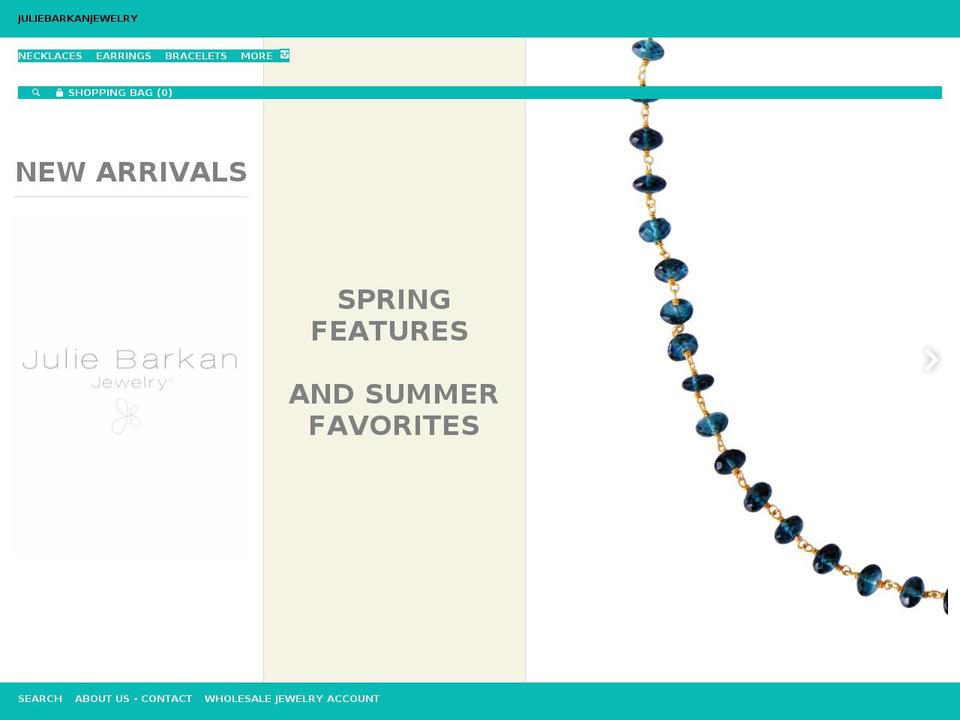 juliebarkan.net shopify website screenshot