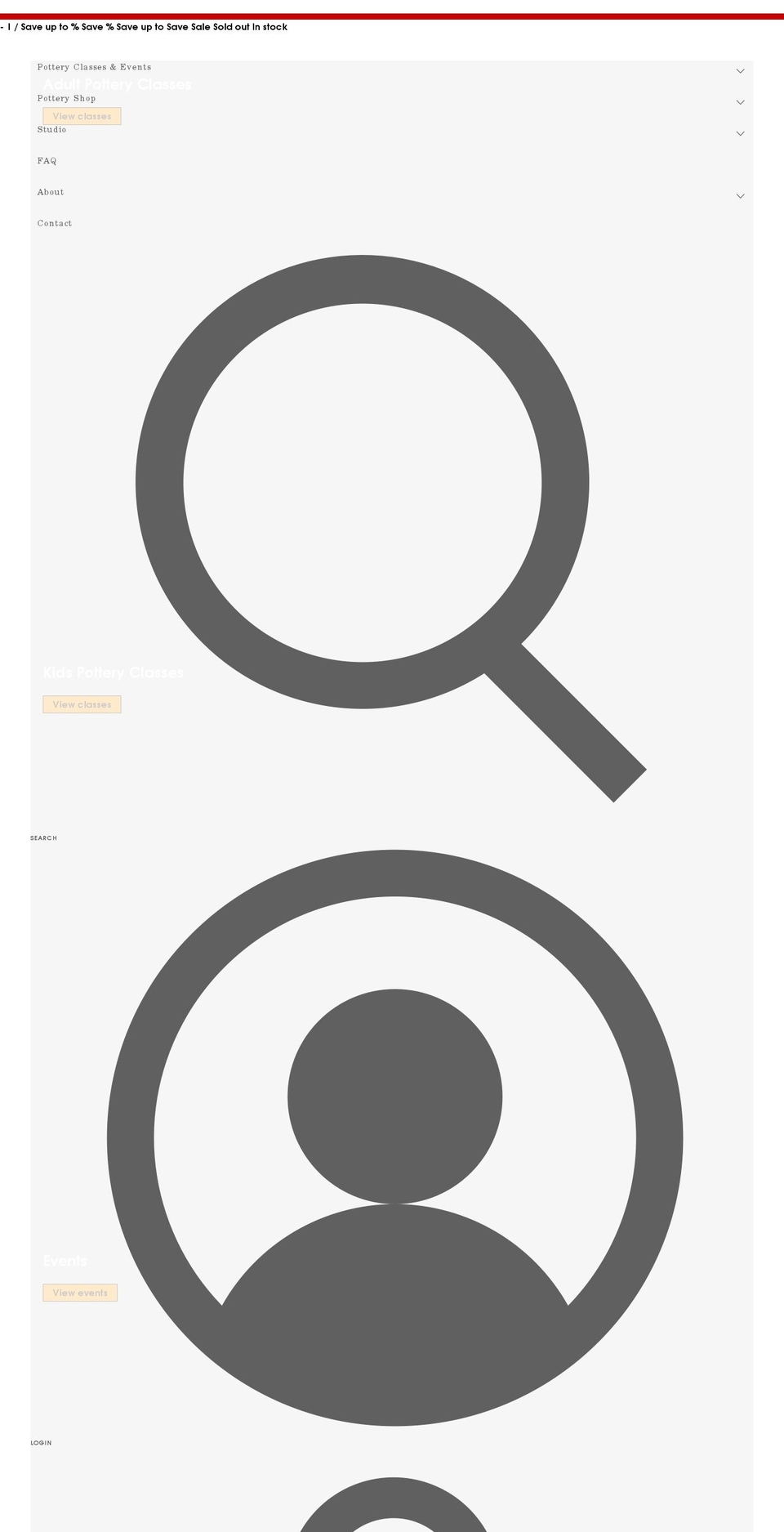 julieberkowitzceramics.com shopify website screenshot