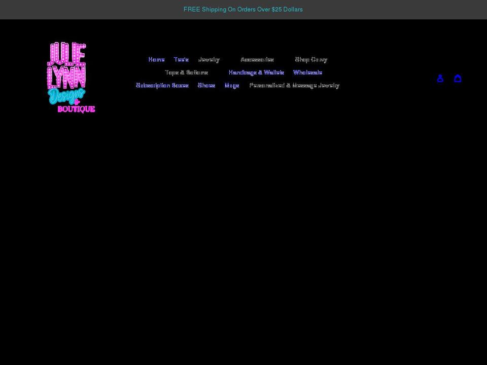 julielynndesigns.com shopify website screenshot