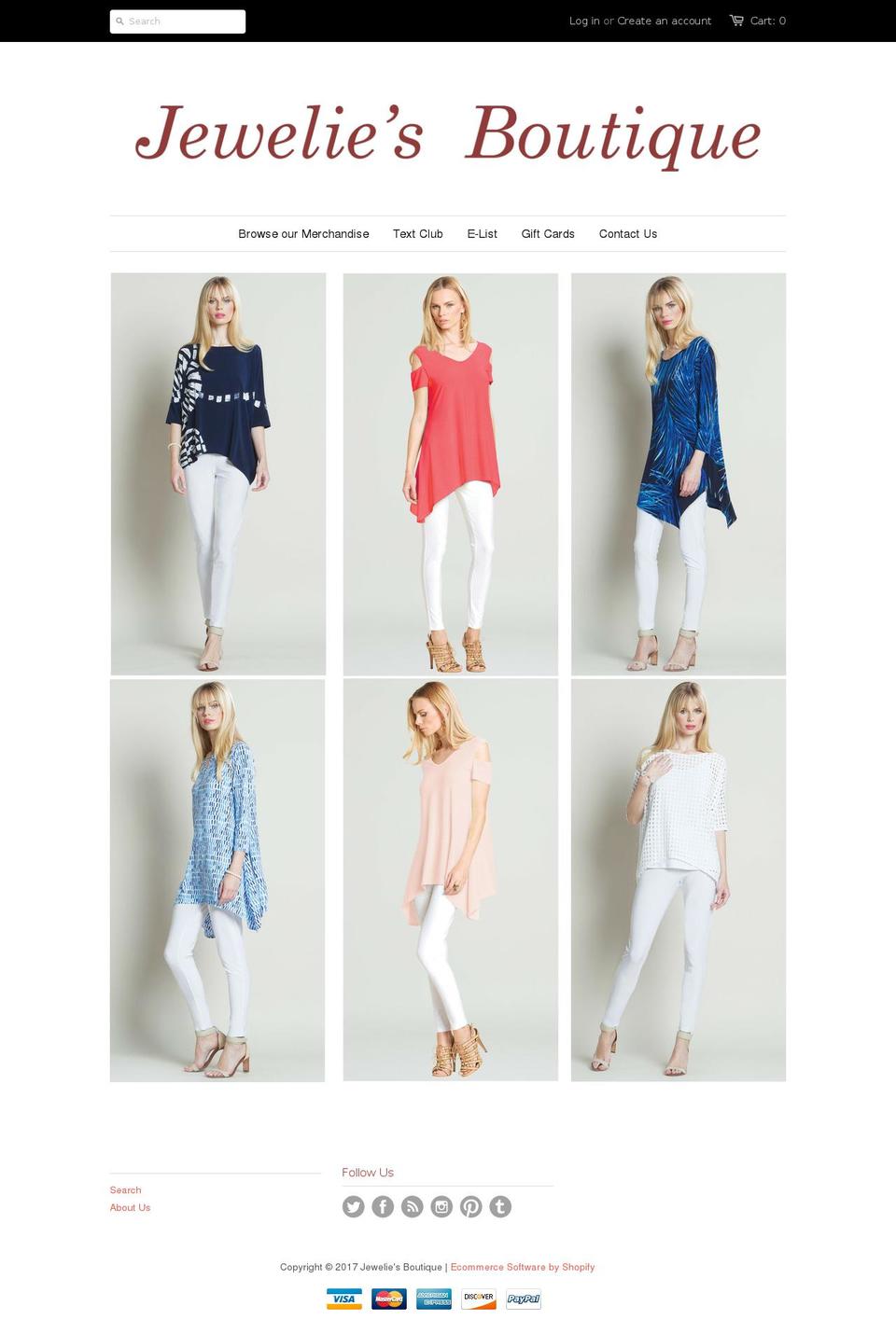 julies-boutique.com shopify website screenshot