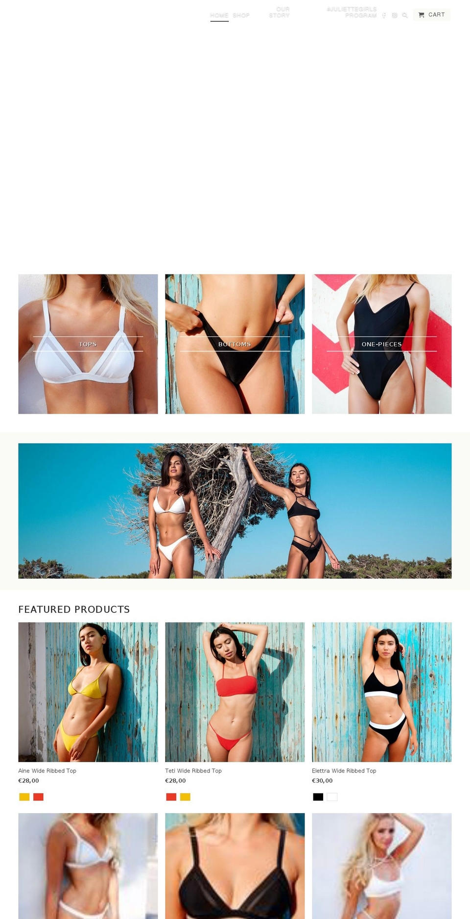 julietteibiza.com — Shopify storefront screenshot