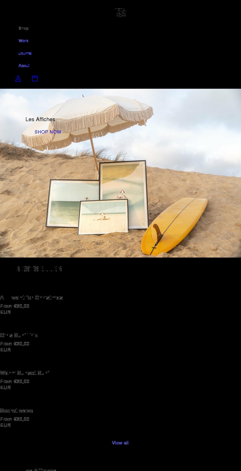 julietteillustration.com shopify website screenshot