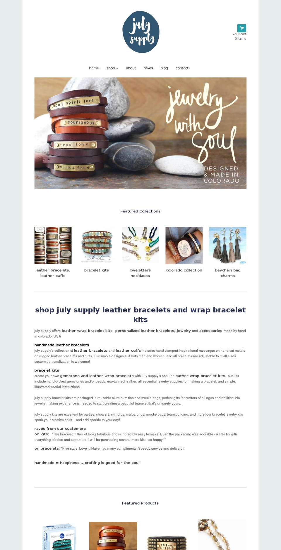 julysupply.com shopify website screenshot