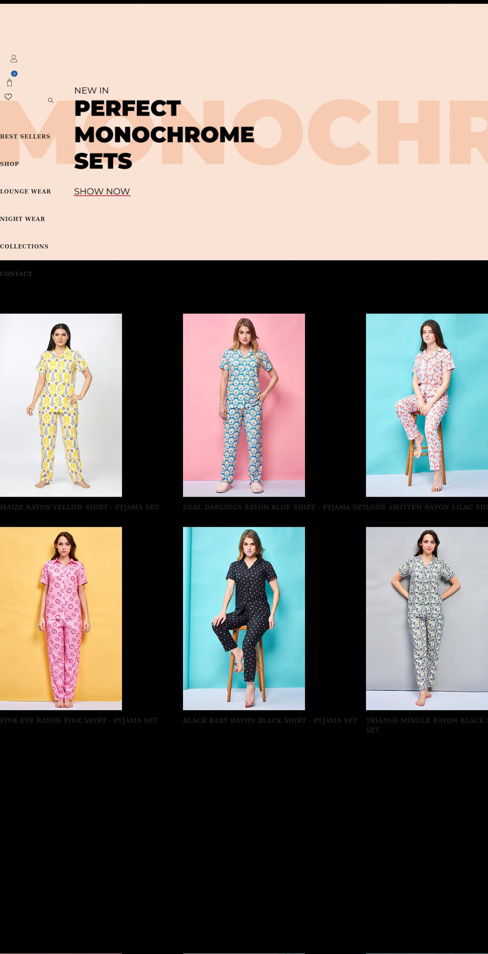 julywear.com shopify website screenshot