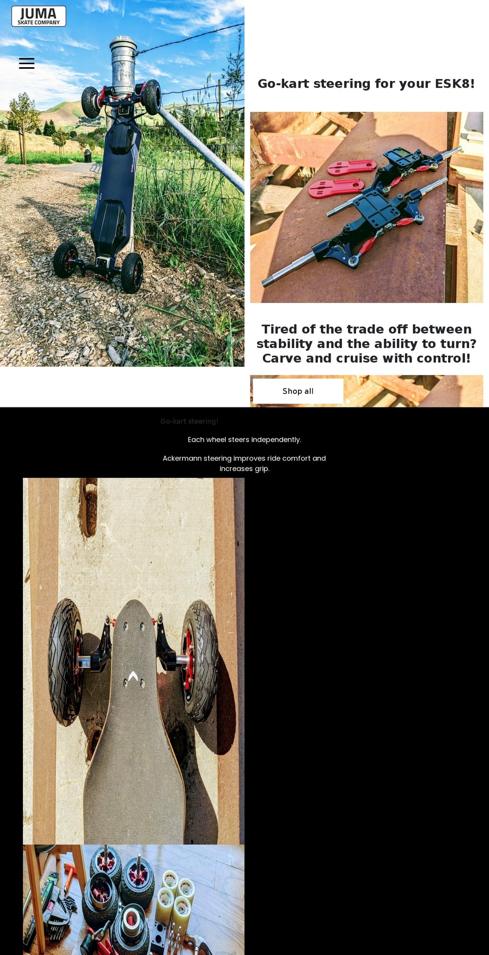 jumaskate.com shopify website screenshot