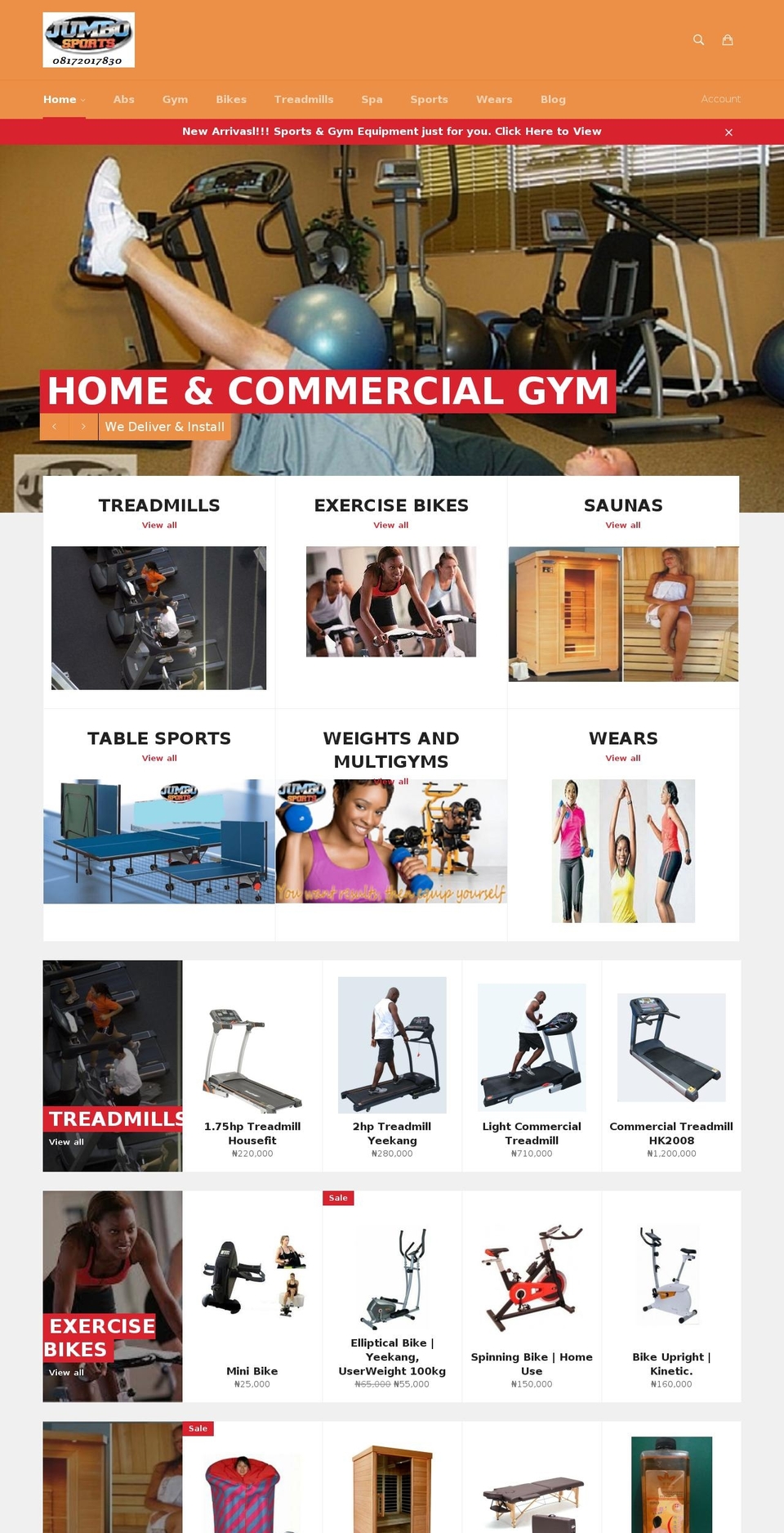 jumbosportsng.com shopify website screenshot