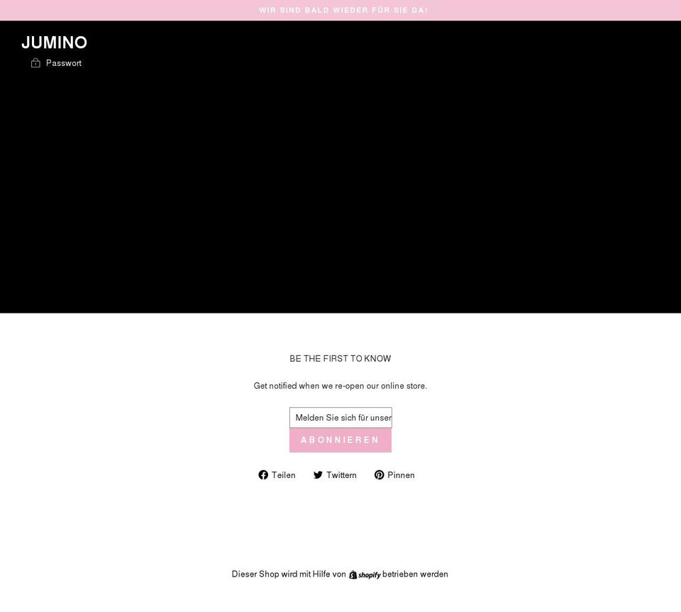 jumino.de shopify website screenshot