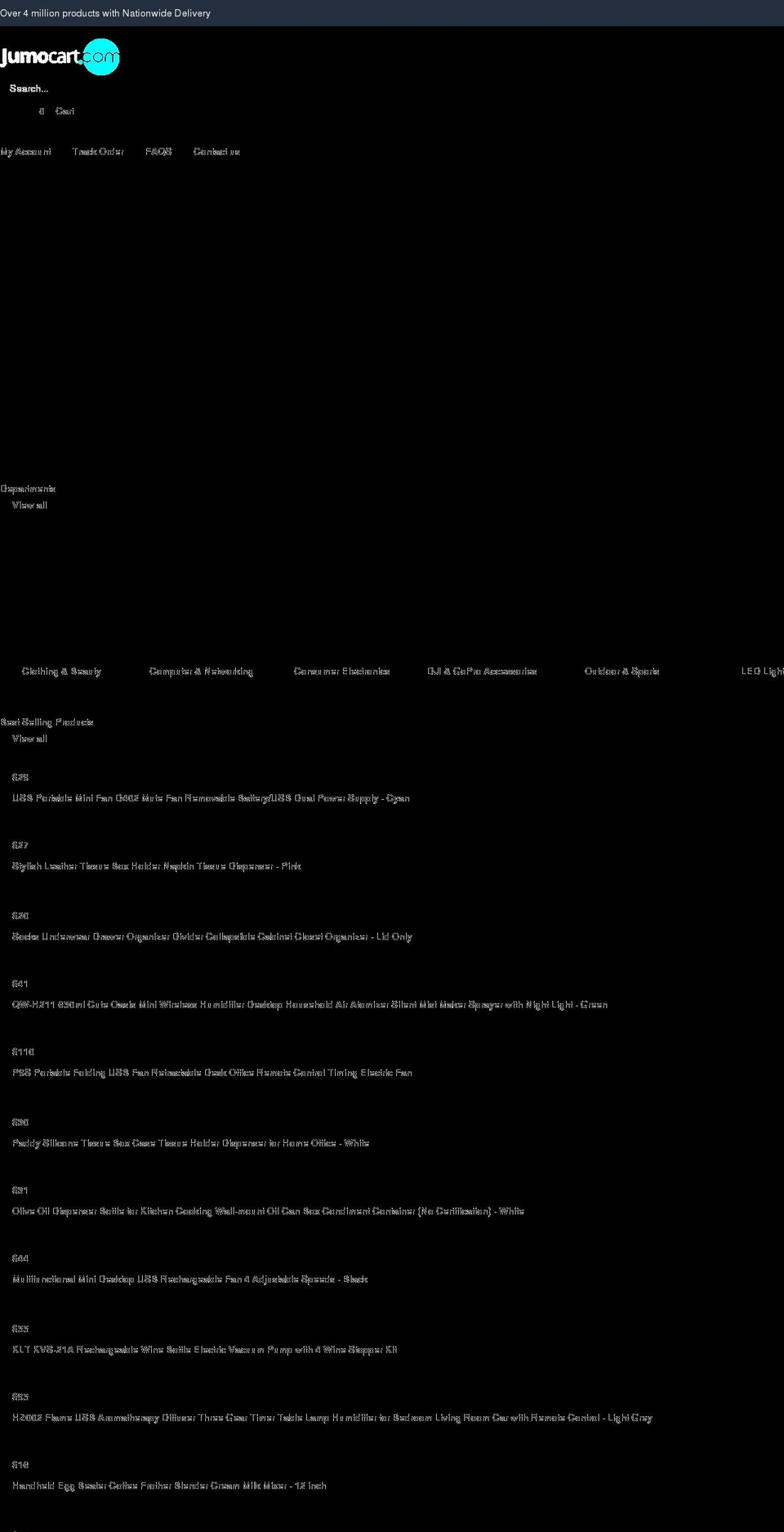 jumocart.com shopify website screenshot