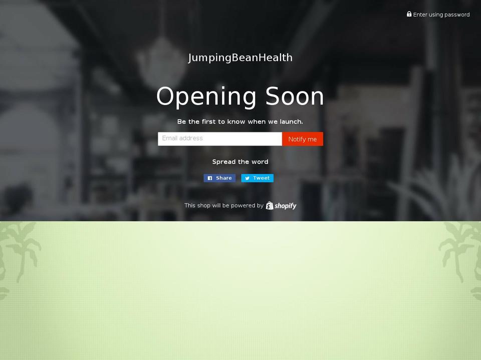 jumpingbean.com.au shopify website screenshot