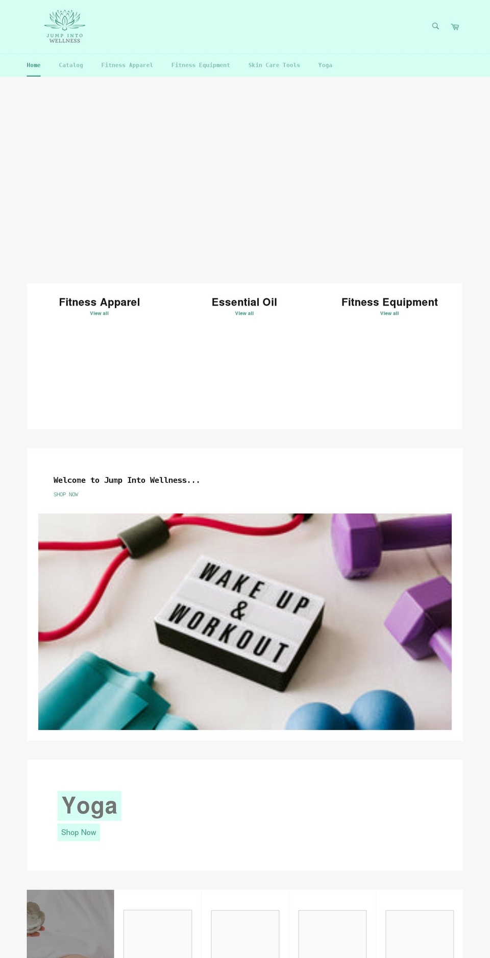 jumpintowellness.com shopify website screenshot