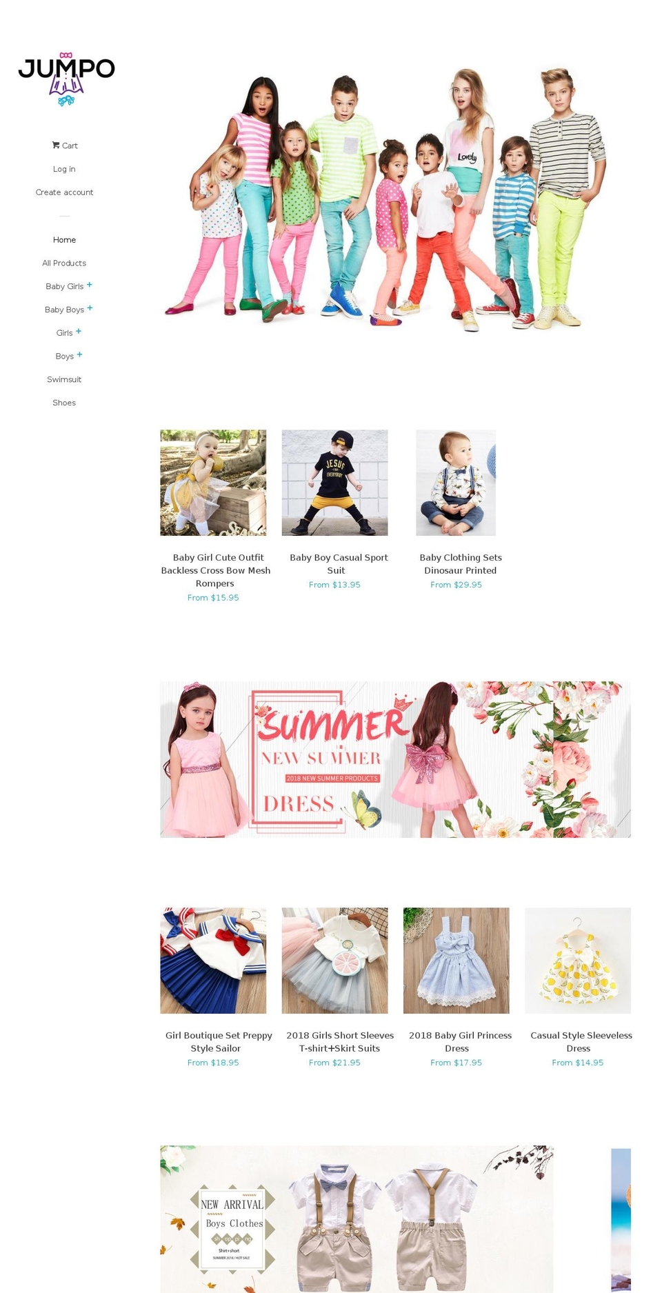 jumpo.ltd shopify website screenshot