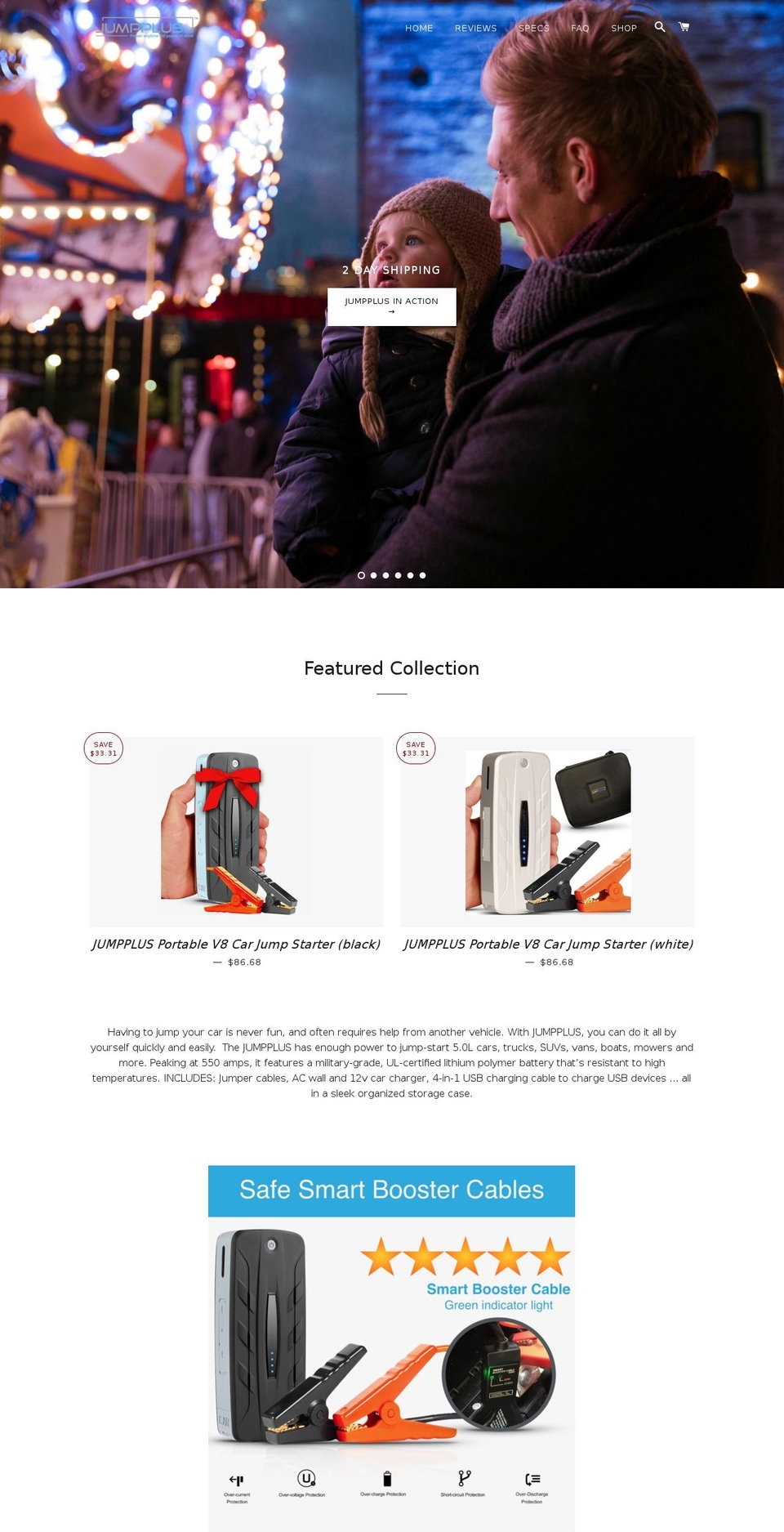 jumpplus911.com — Shopify storefront screenshot