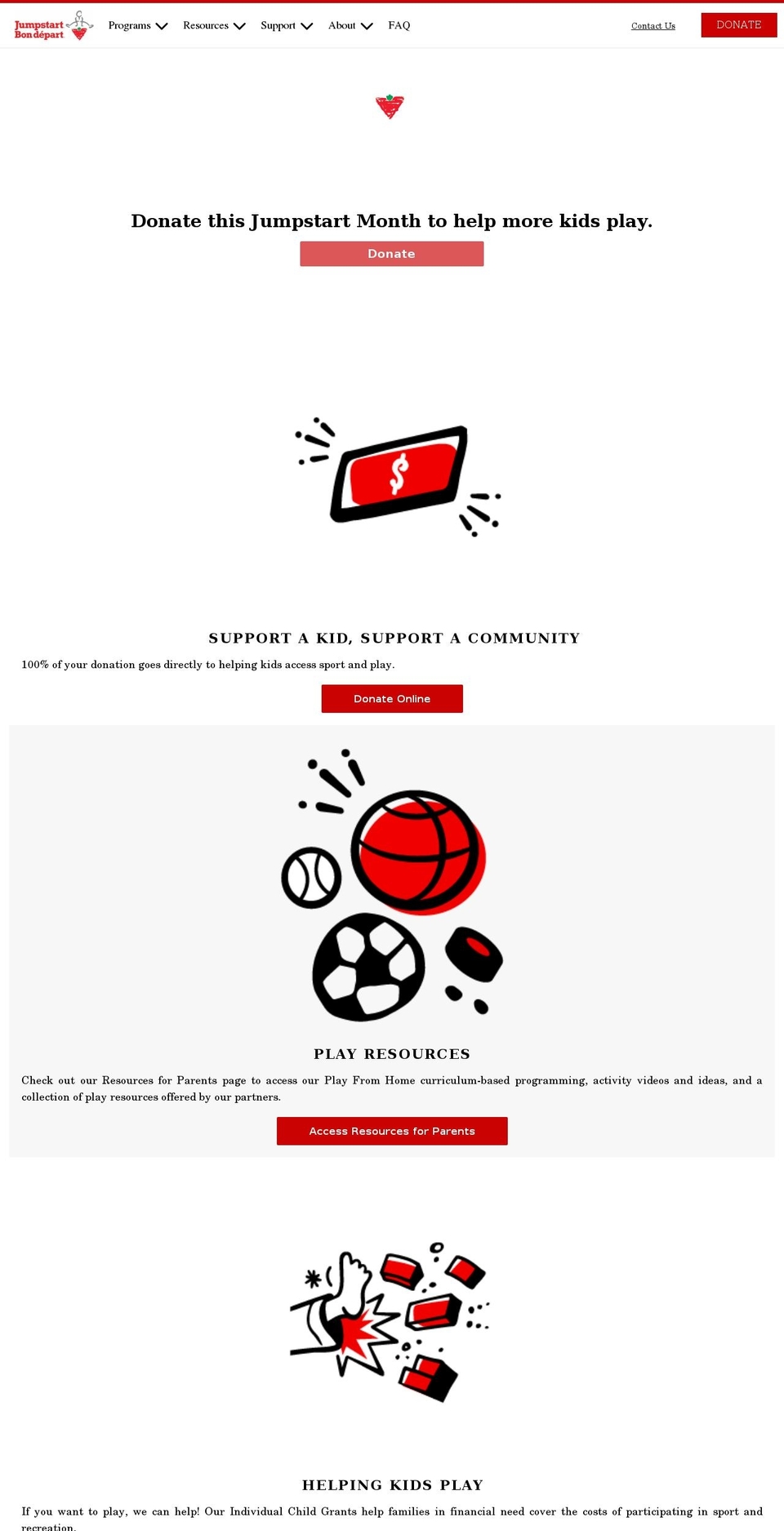 jumpstart.canadiantire.ca shopify website screenshot