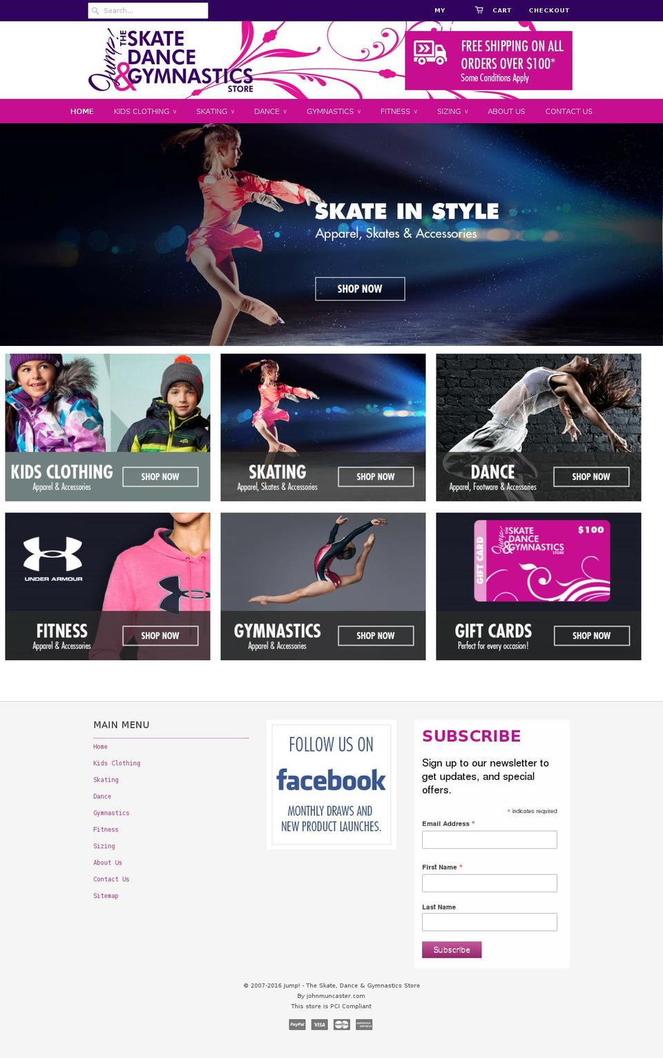 jumpsudbury.ca shopify website screenshot