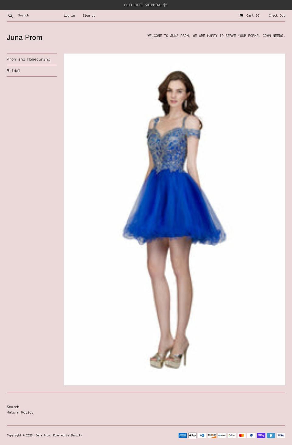 junaprom.com shopify website screenshot