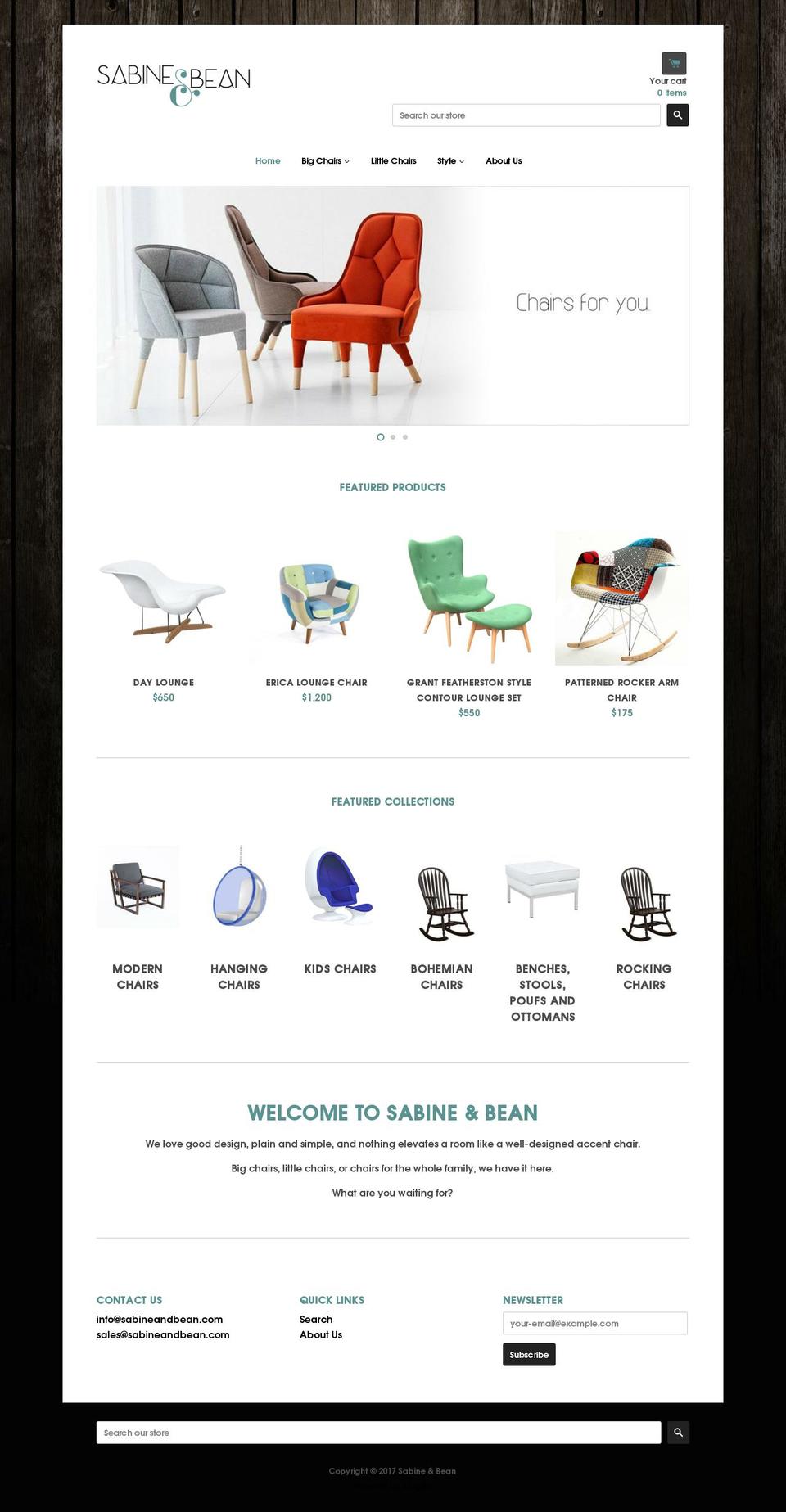 juneandjulliet.com shopify website screenshot