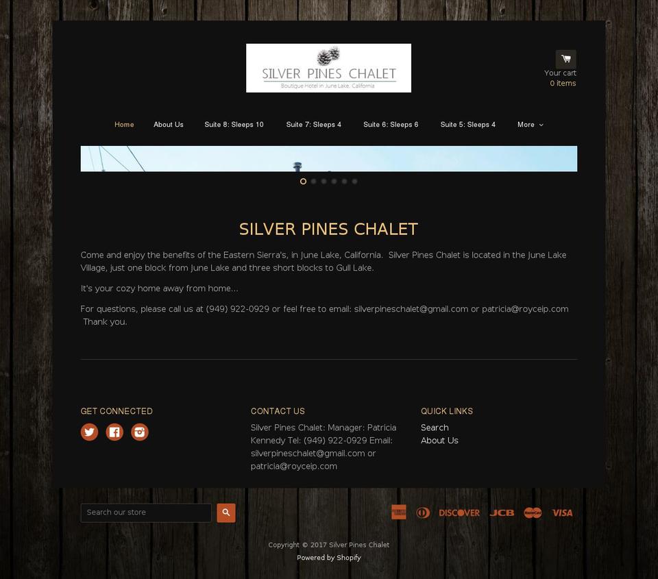 junelakehotel.com shopify website screenshot
