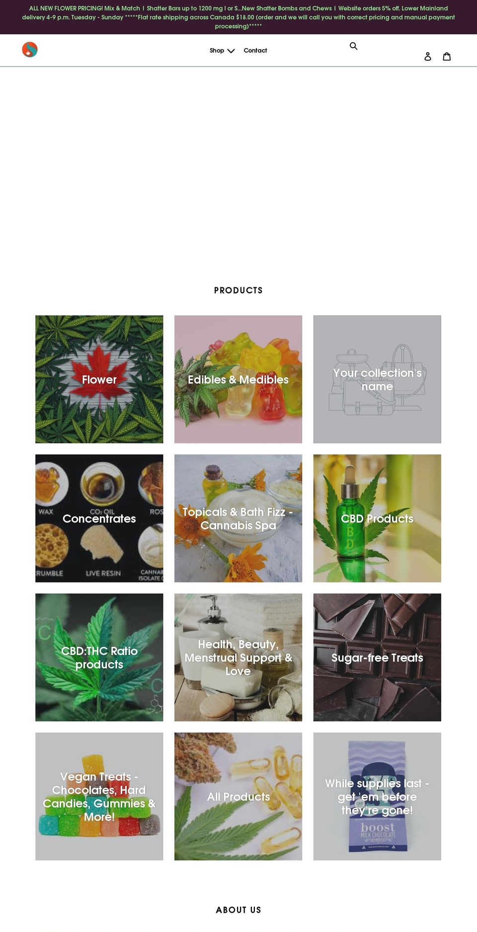 junelodge.ca shopify website screenshot