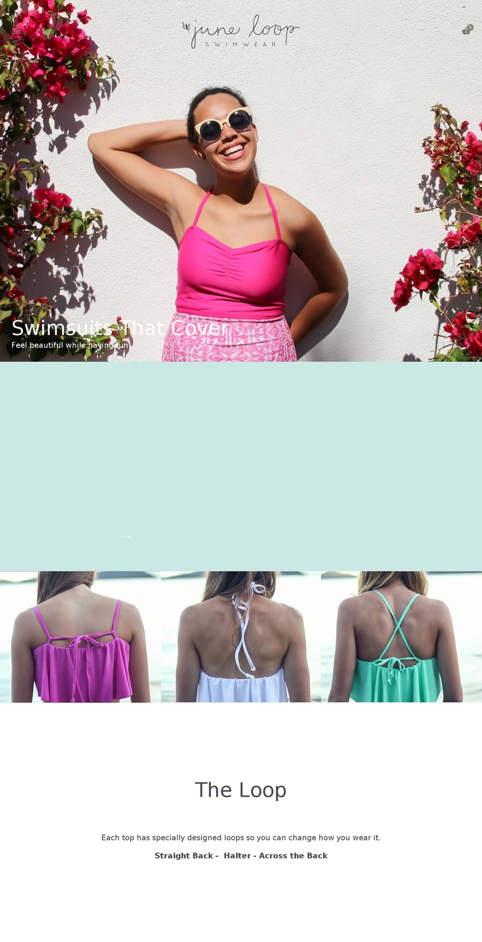 juneloop.com shopify website screenshot