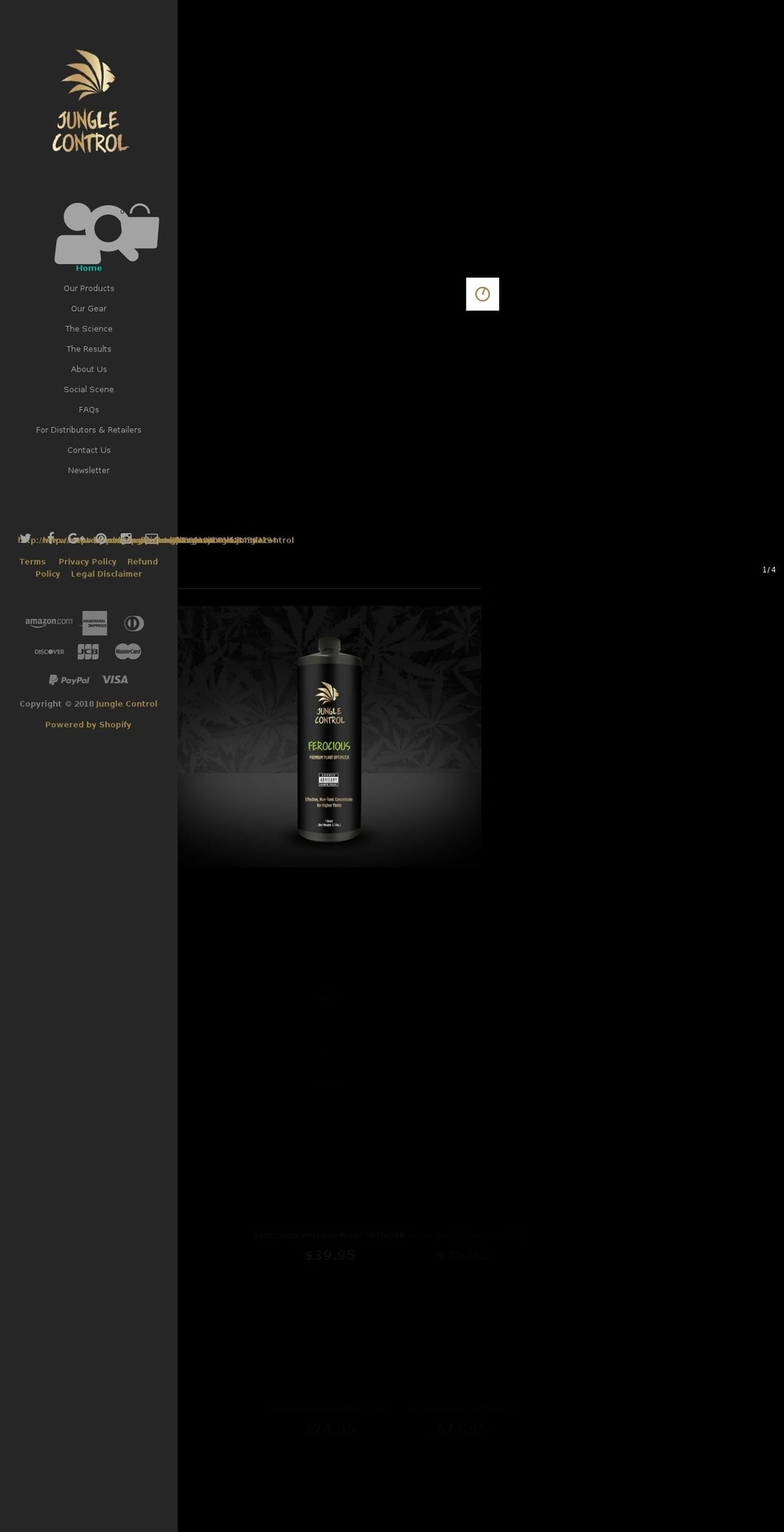 junglecontrolit.com shopify website screenshot