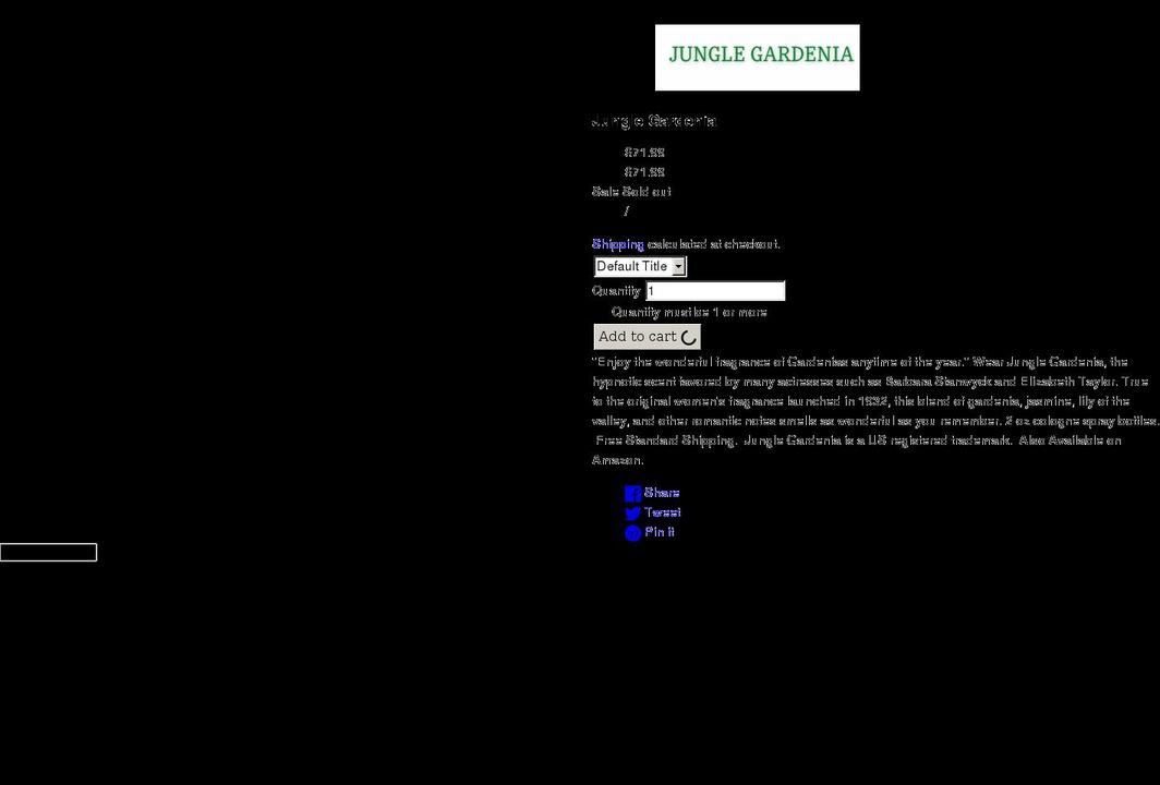 junglegardenia.shop shopify website screenshot