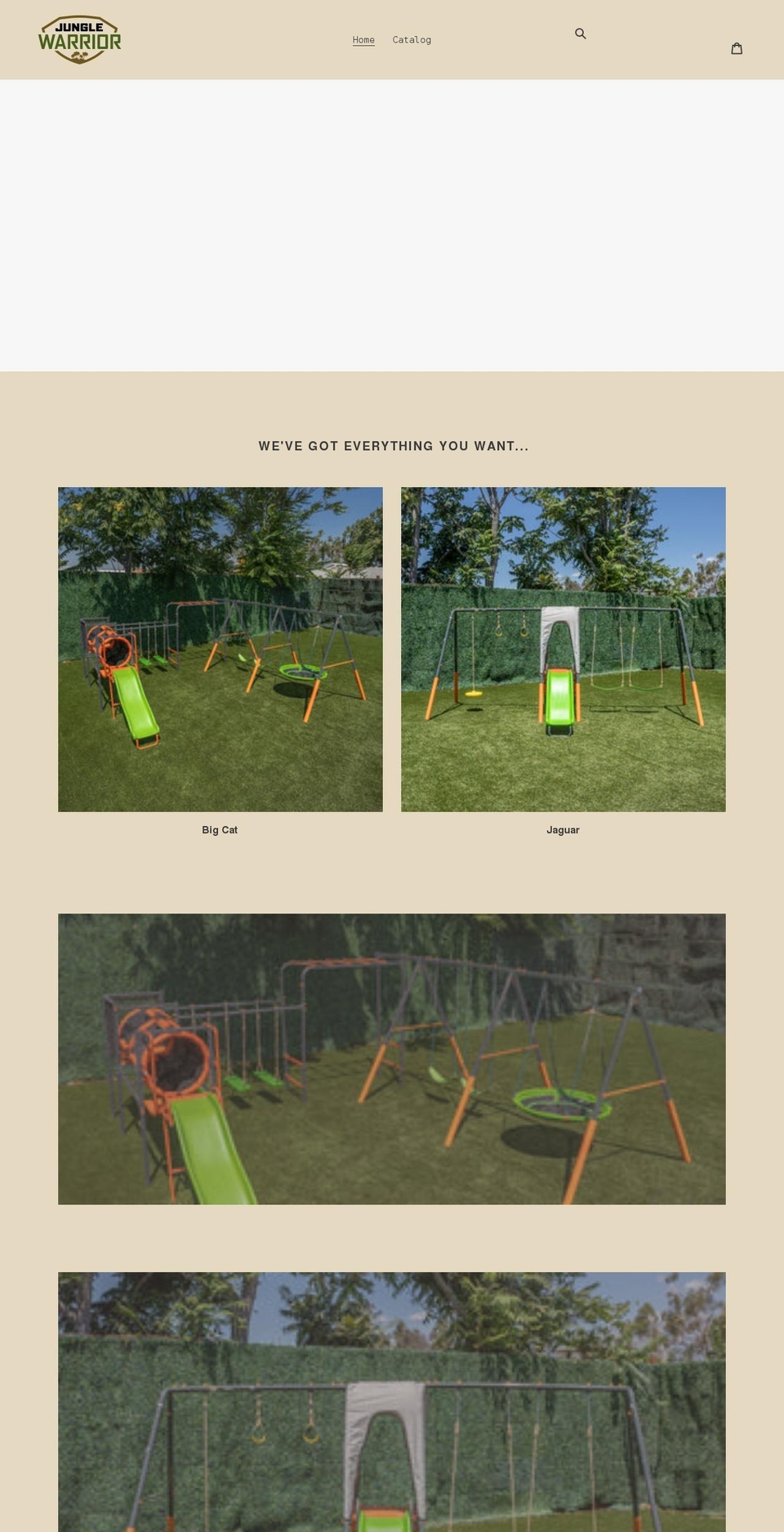 junglewarriorusa.com shopify website screenshot