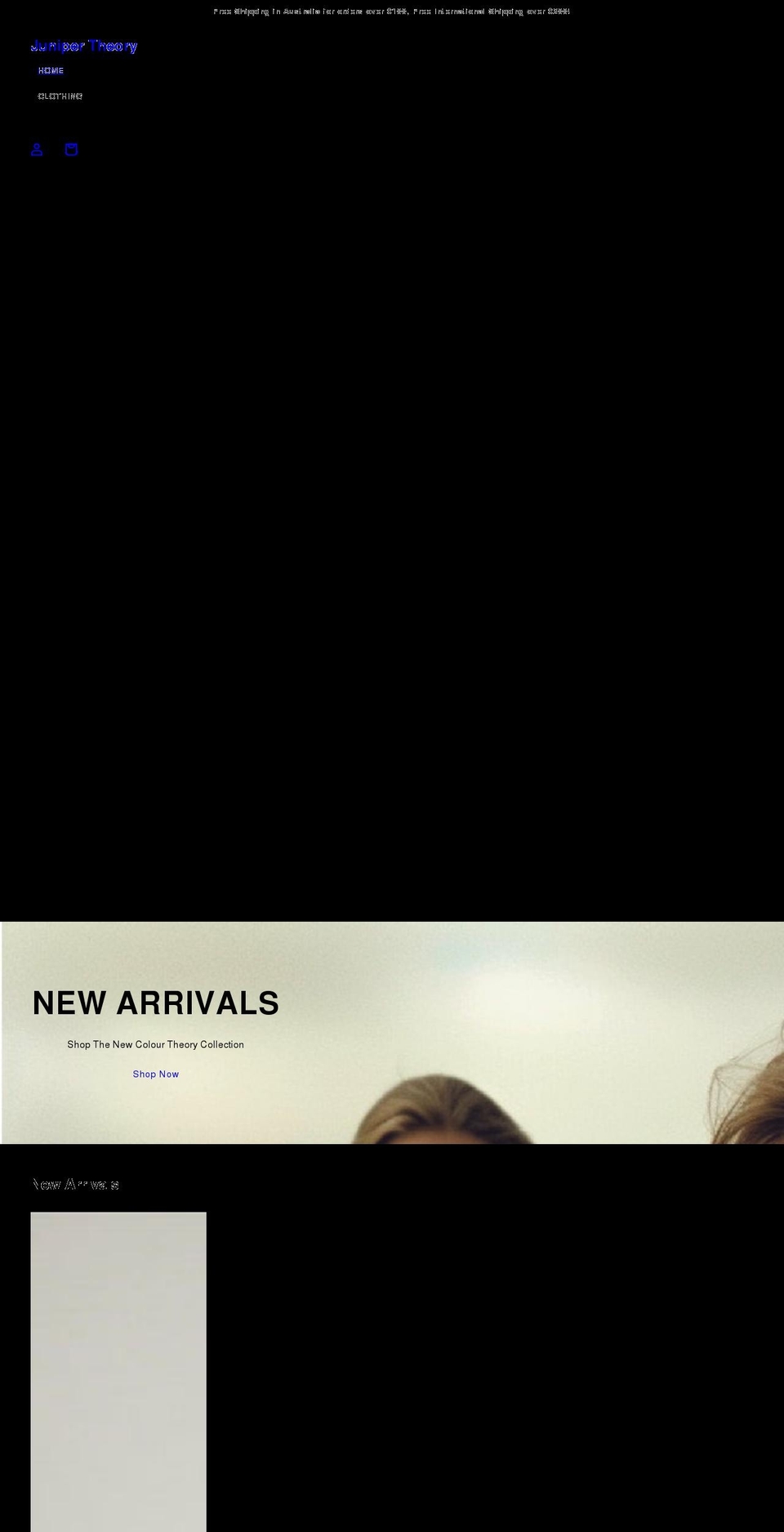 junipertheory.com shopify website screenshot