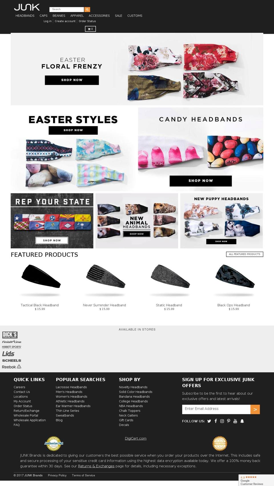 JUNK 2016 v1.23 Shopify theme site example junk-brands.com