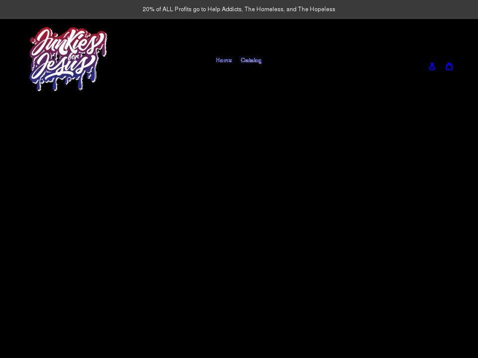 junkiesforjesus.com shopify website screenshot