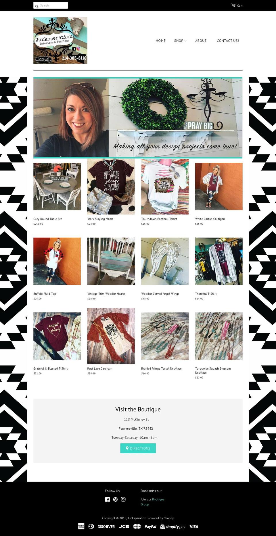 junksperation.com shopify website screenshot