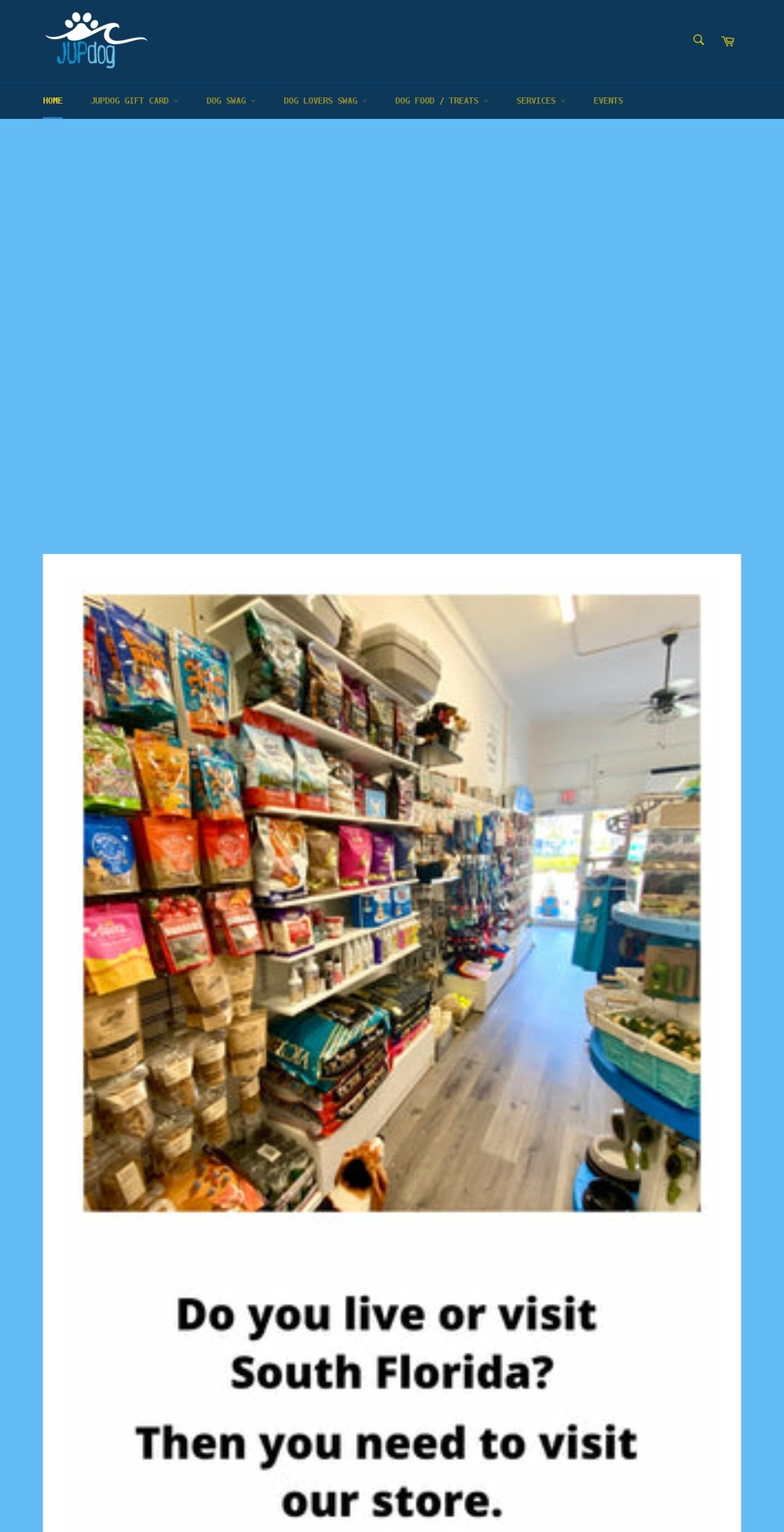 jupdogfl.com shopify website screenshot