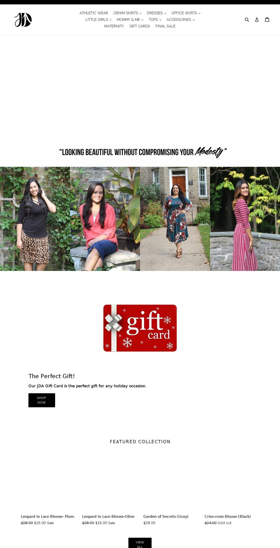 jupedeabby.com — Shopify storefront screenshot