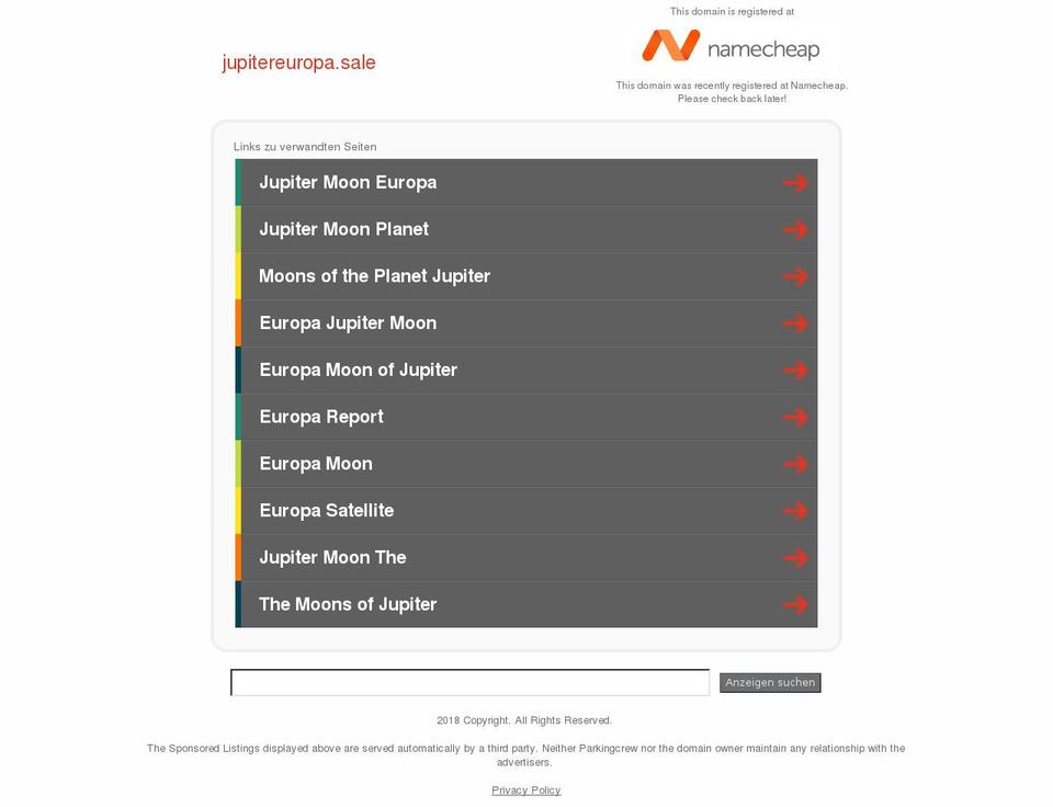 jupitereuropa.sale shopify website screenshot