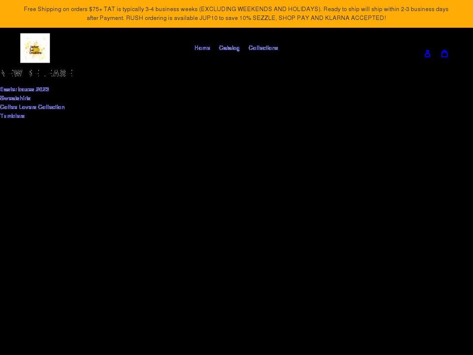 jupitersuncreations.com shopify website screenshot