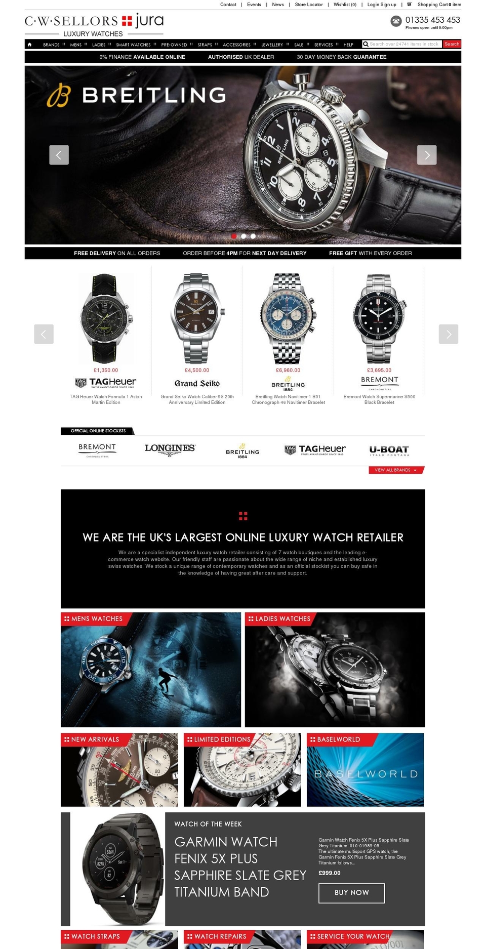 jurawatchgroup.com — Shopify storefront screenshot