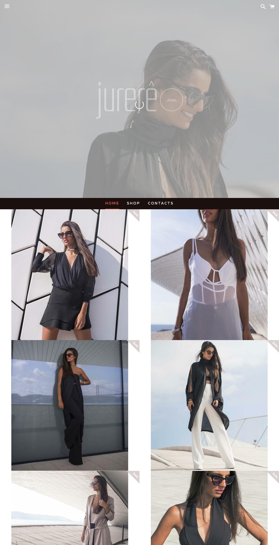 jurereclothing.com shopify website screenshot