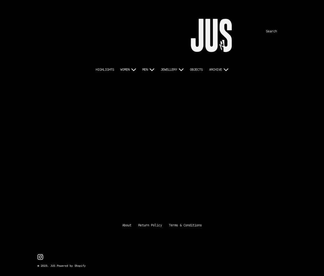 jus.se shopify website screenshot