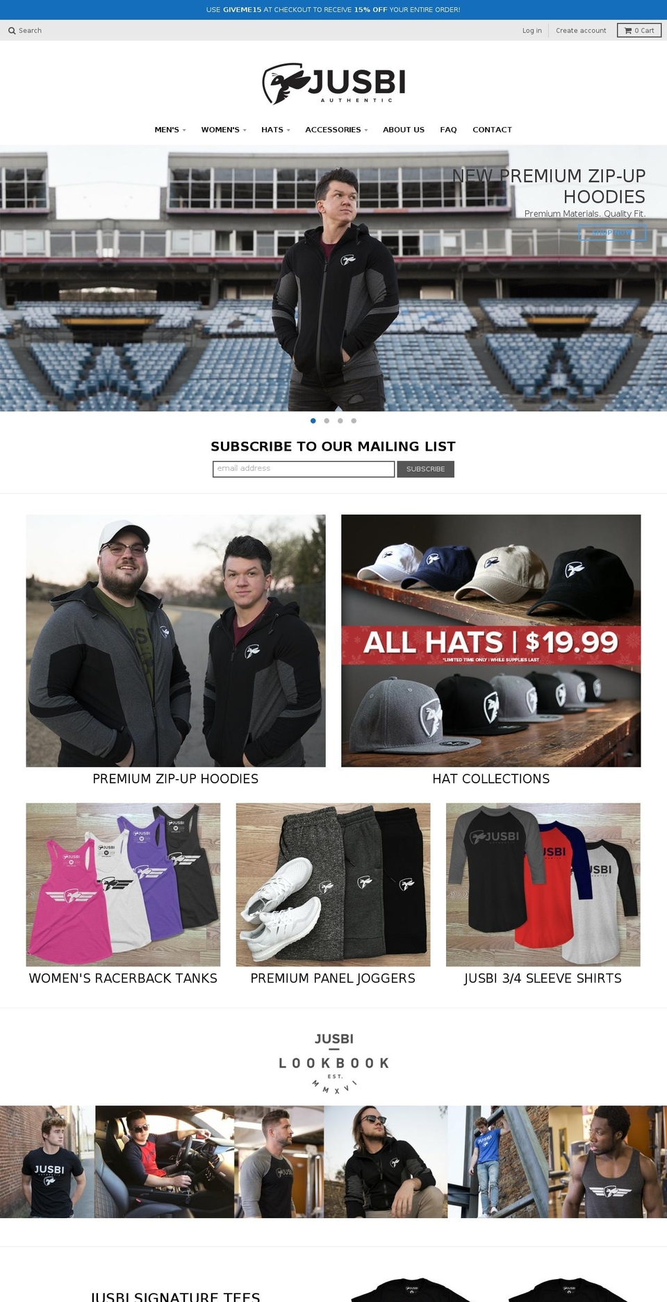 jusbi.com shopify website screenshot