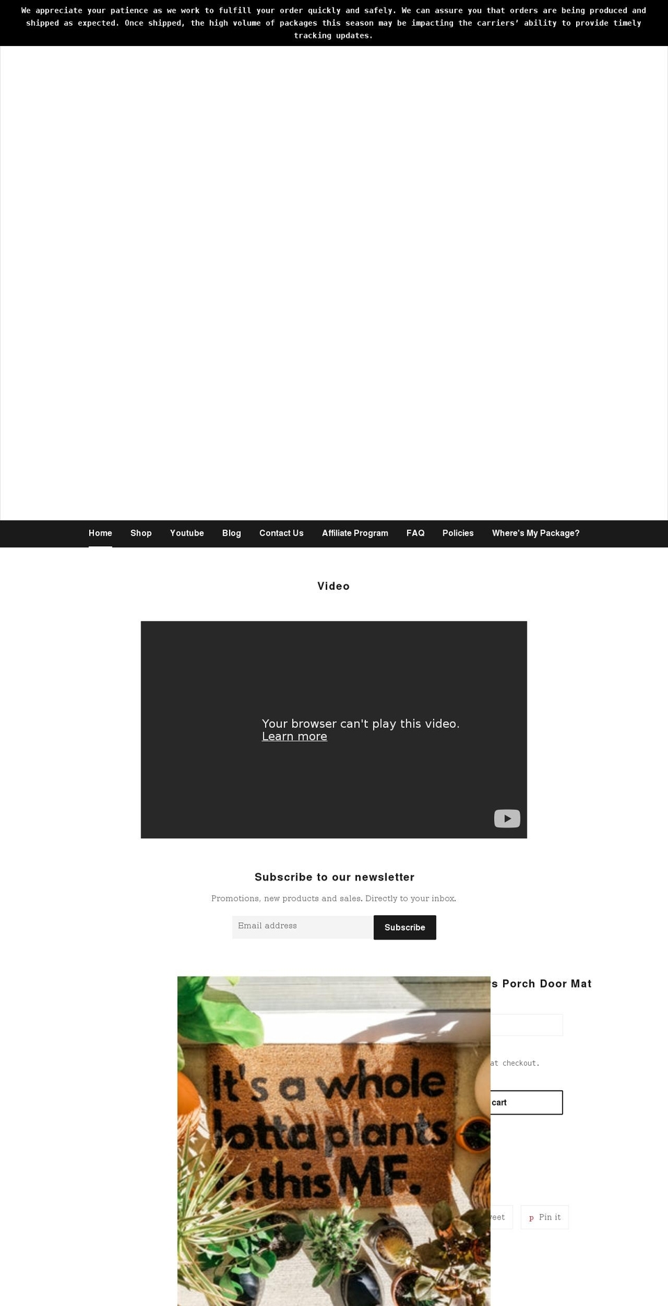 jushowiplantit.com shopify website screenshot