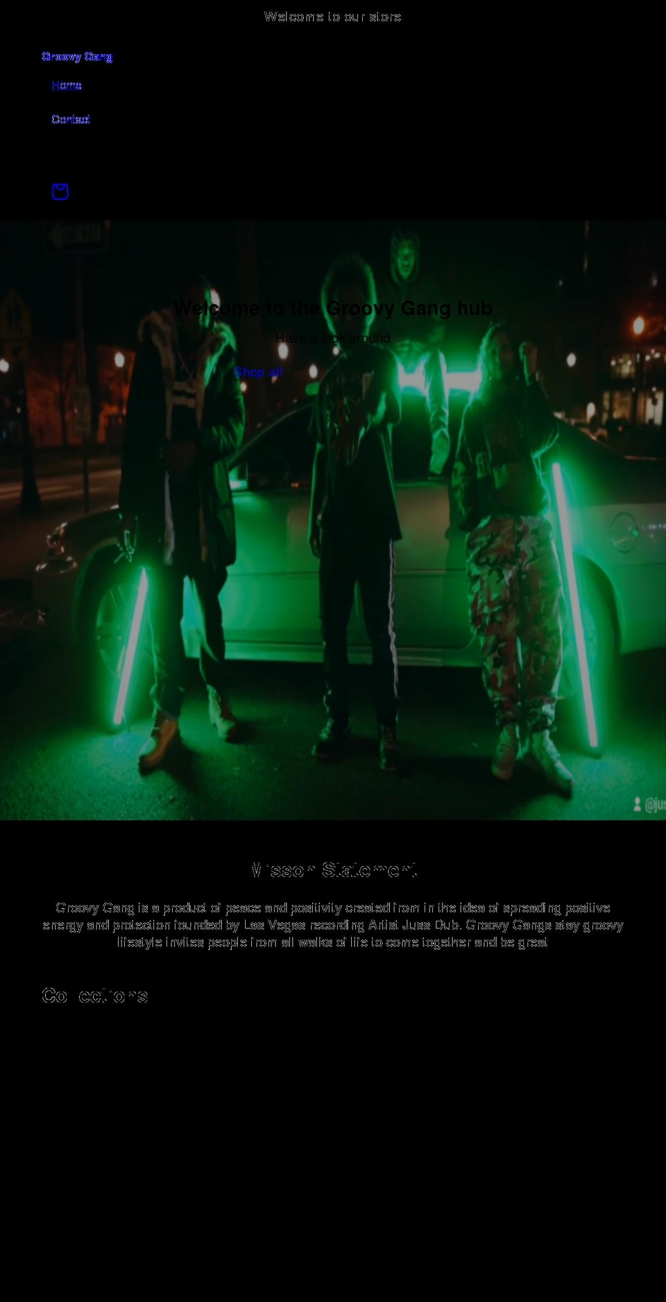 jussdub.com shopify website screenshot