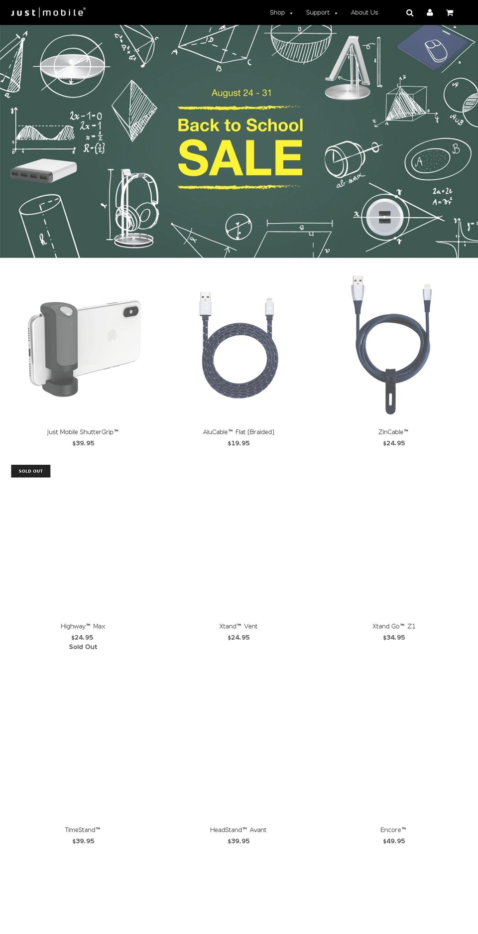 just-mobile.com — Shopify storefront screenshot