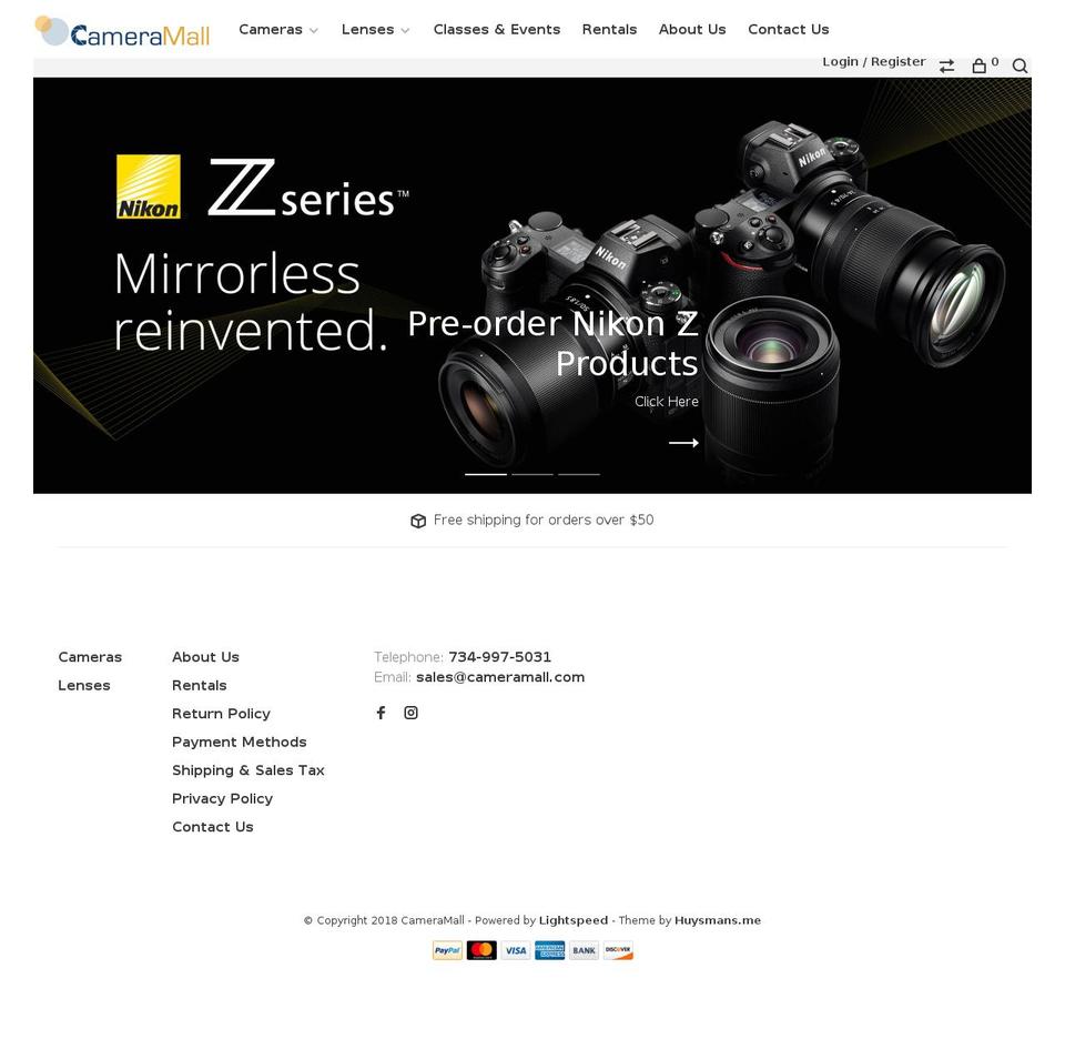 justcamerabags.com shopify website screenshot