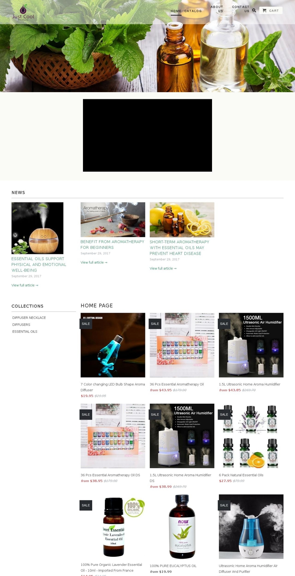 justcoolproducts.com — Shopify storefront screenshot
