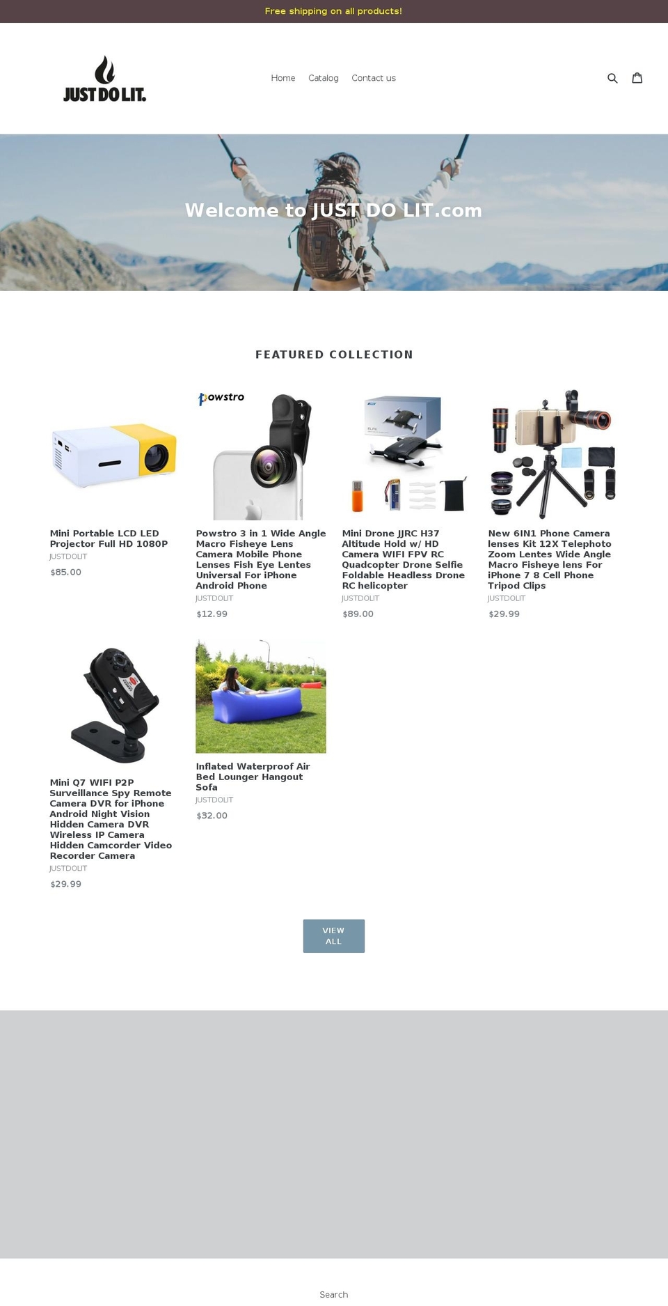 justdolit.com — Shopify storefront screenshot