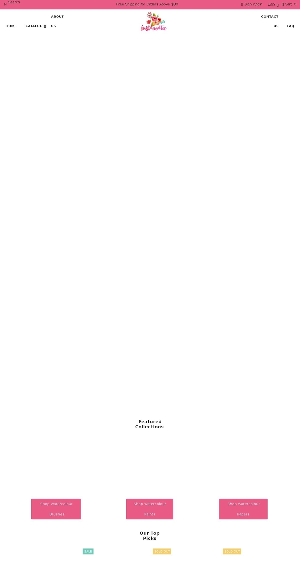 justdoodlie.com shopify website screenshot