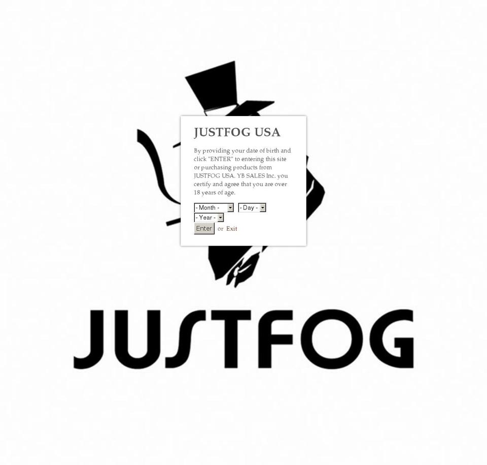 justfogusa.com shopify website screenshot