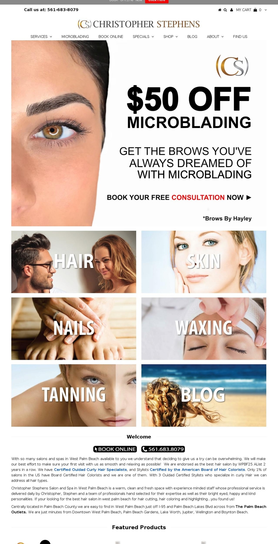 justforbeauty.com — Shopify storefront screenshot
