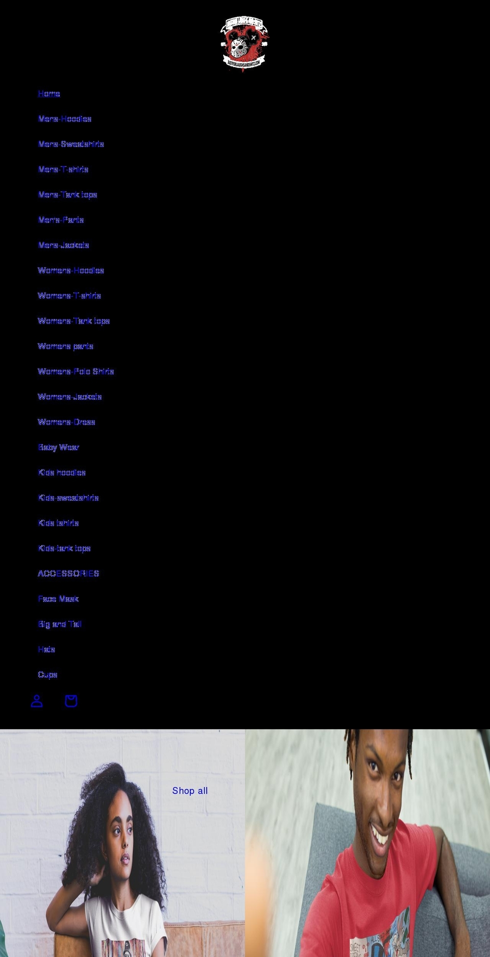 justforlaughsandshitz.com shopify website screenshot