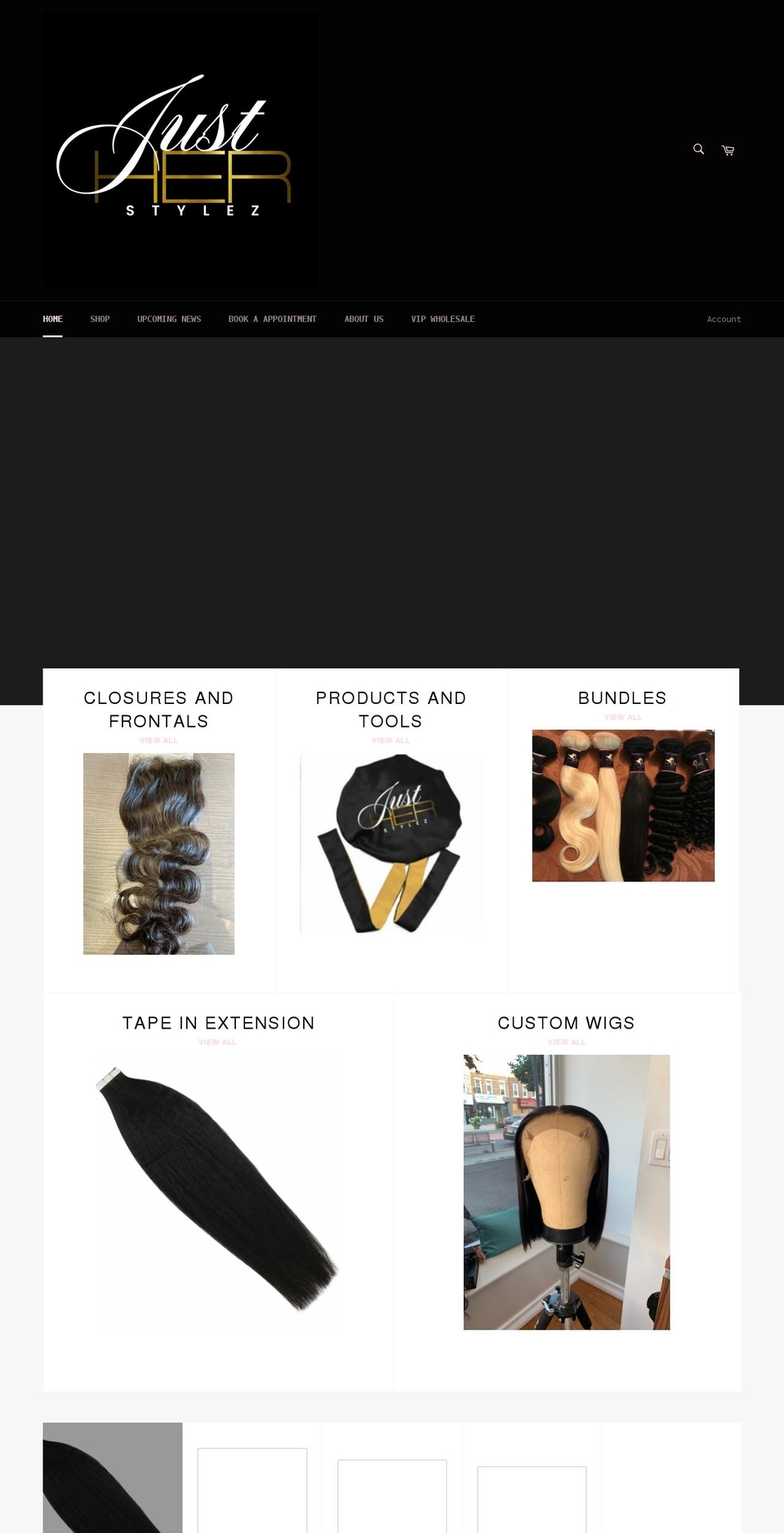 justherstylez.com — Shopify storefront screenshot